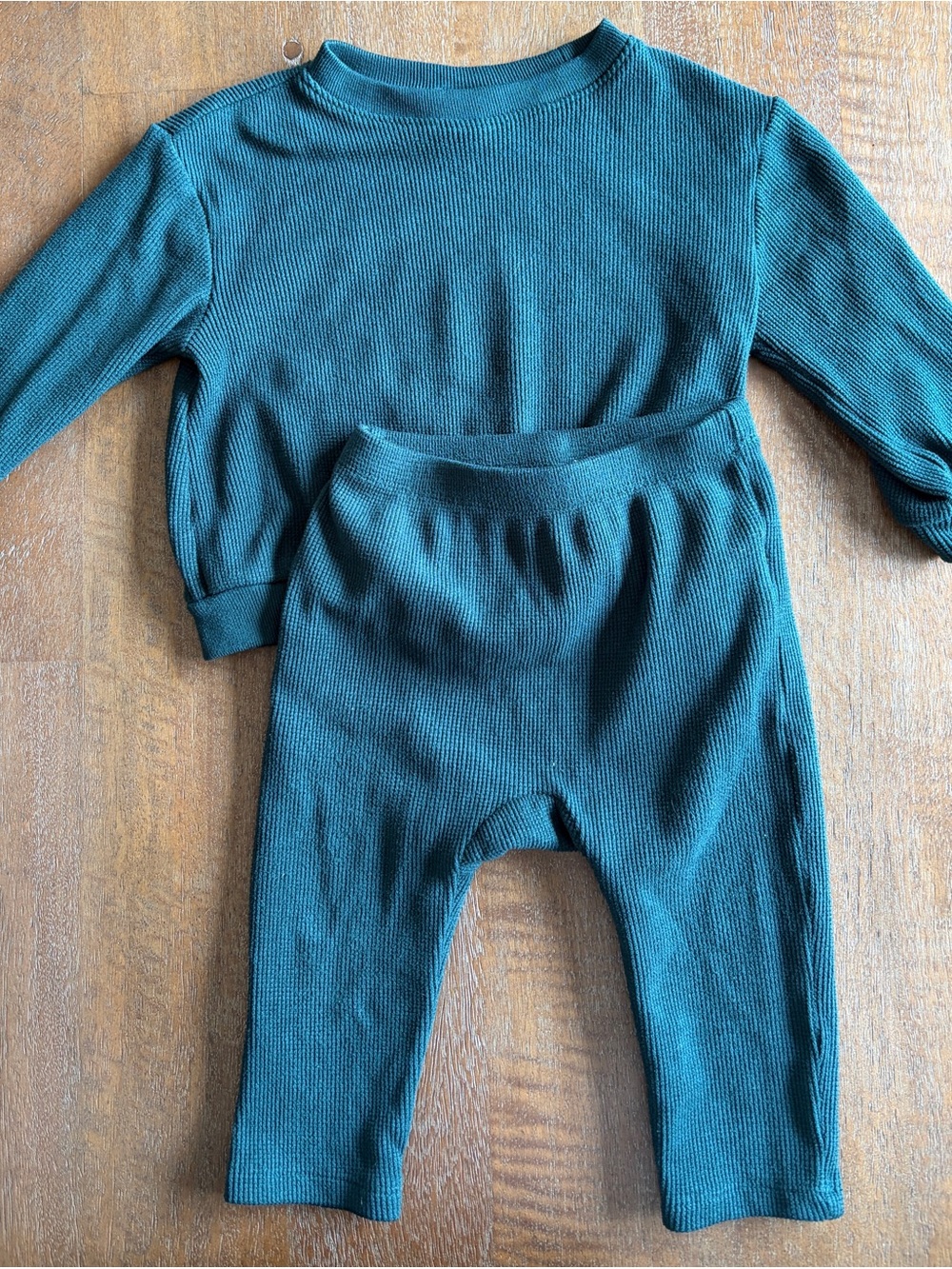 Old Navy Kids Ribbed Green Set